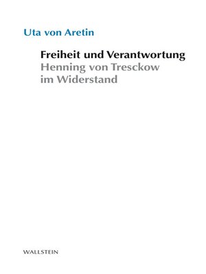 cover image of Freiheit und Verantwortung